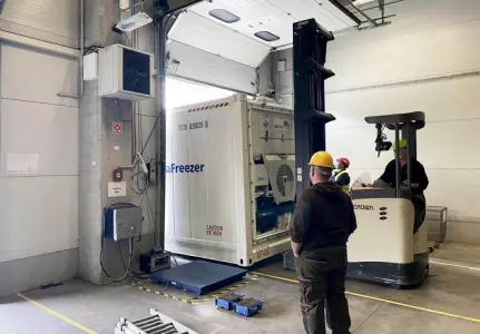 Arctic Ultrafreezer Cold Storage Ultra Low Temperatures Refrigerated Containers for Hire