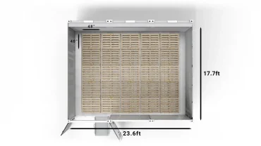ArcticSuperStore 20ft Small Pallets US