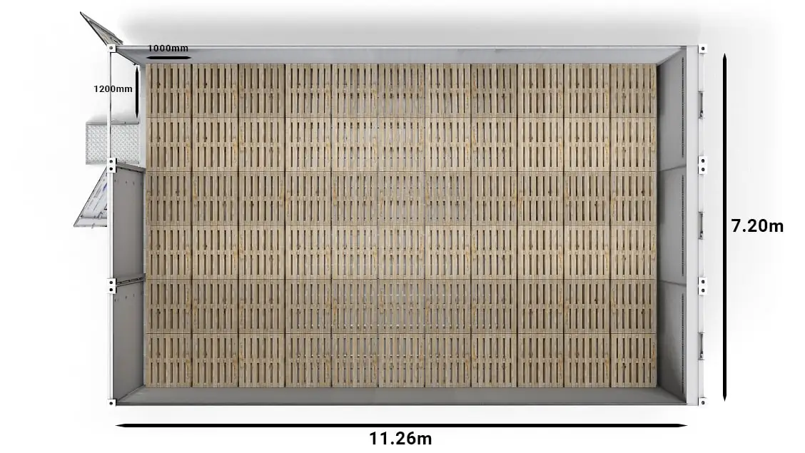 Arctic SuperStore 40ft UK Pallets