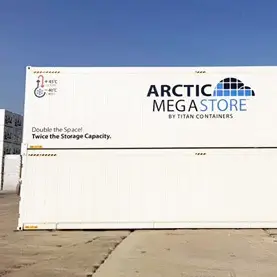 Modular two-floor open-plan cold room