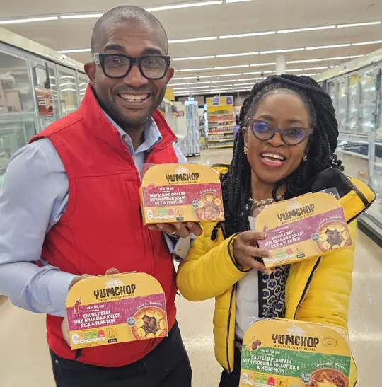 YumChop Founders in Tesco