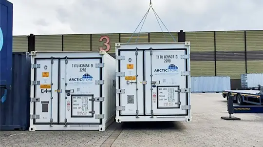 ArcticStore Refrigerated Containers for a German Trade Fair